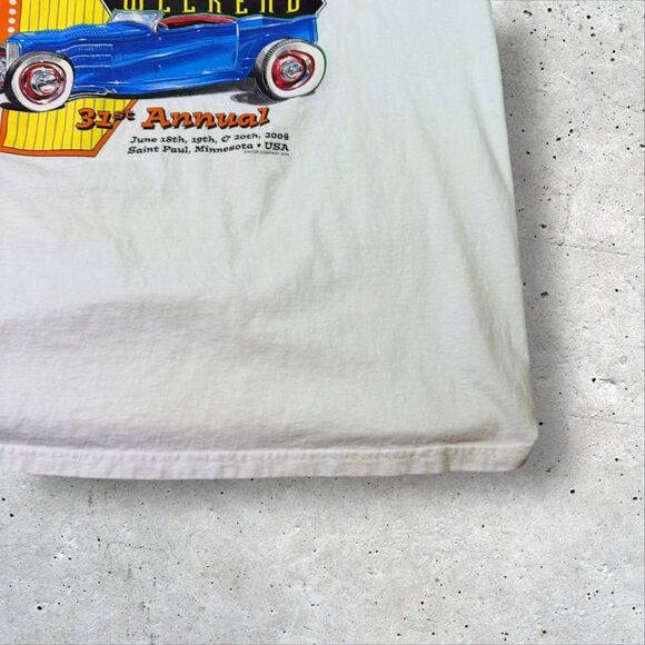 Vintage MSRA Back to the Fifties Weekend 2004 T-Shirt XXL Gildan Saint Paul Minn - Picture 4 of 11